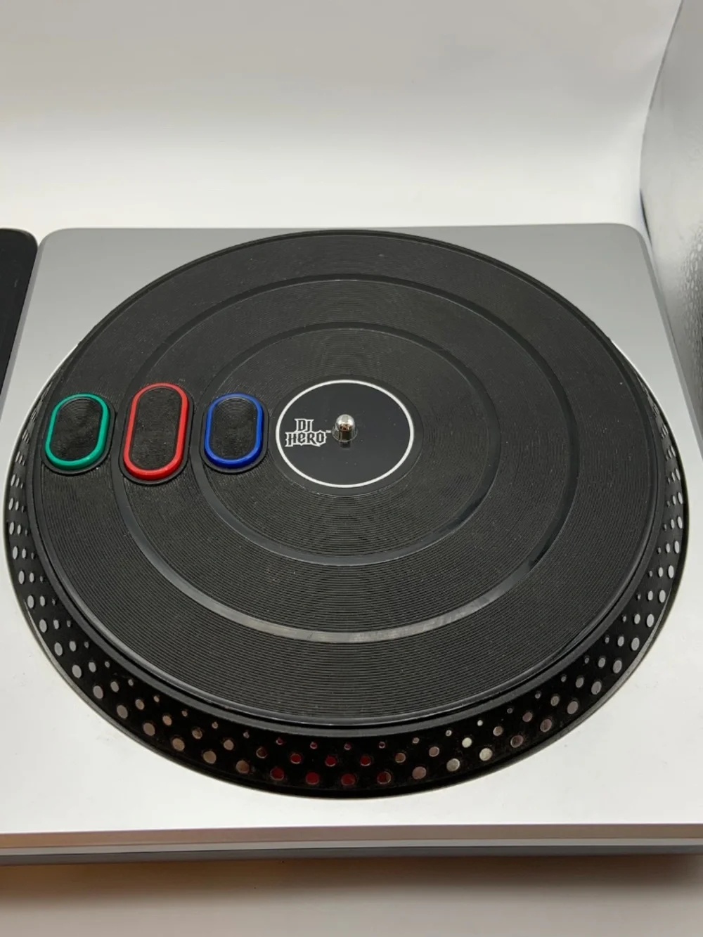 Vintage DJ Hero XBOX 360 Wireless Turntable Controller Untested AS IS For Parts